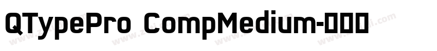 QTypePro CompMedium字体转换